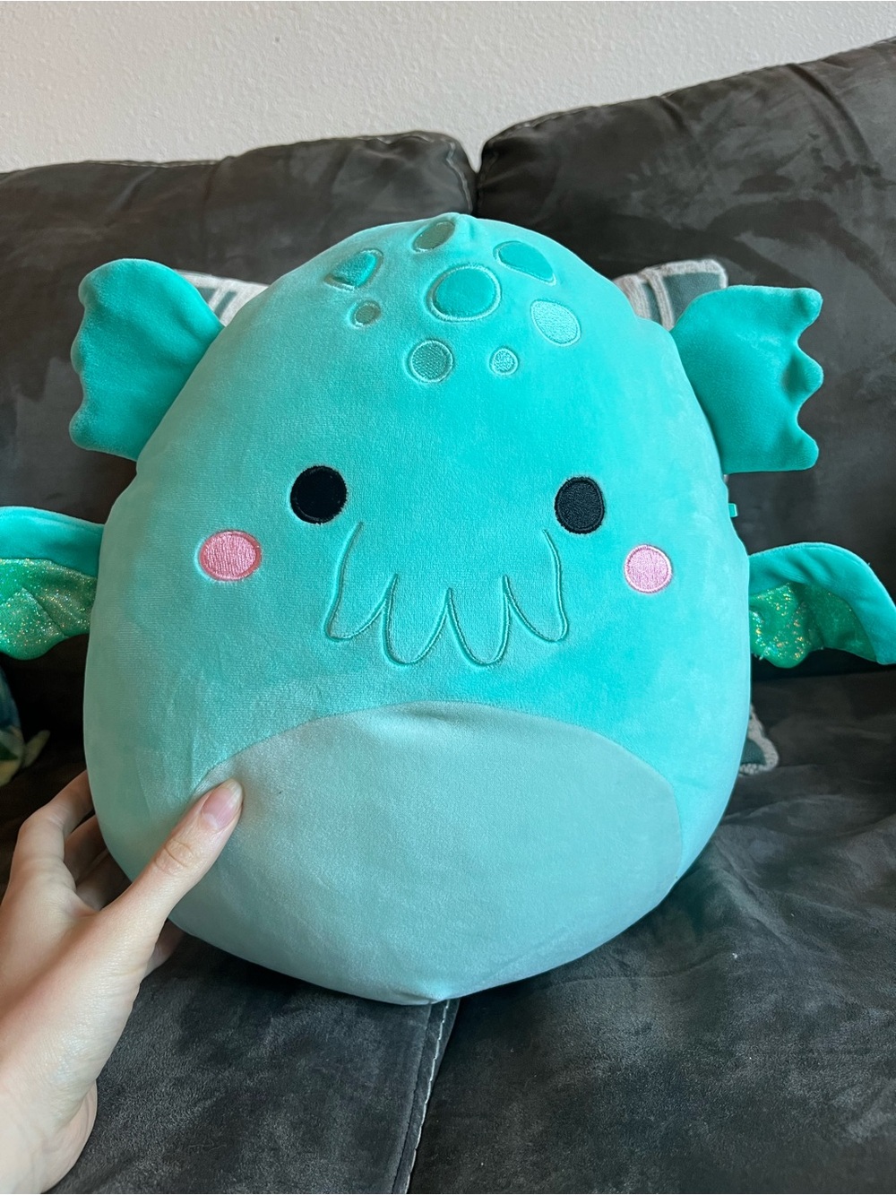 Sea Creature Turquoise Squishmallow - Like New!